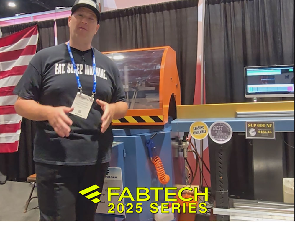 Scotchman-Scotchman SUP-600 NF Upcut Saw | 24" Non-Ferrous Mitering Cold Saw | Fabtech 2025 Feature | Sterling Machinery Exchange-01