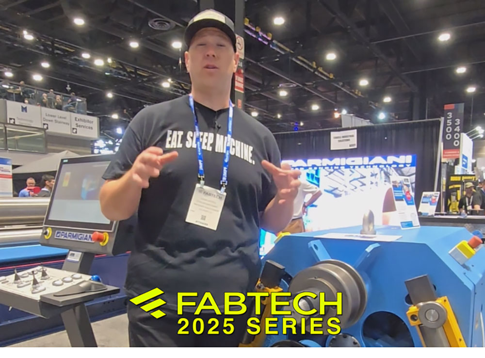 Paragon-Parmigiani CNC Angle Roll Bender |Fabtech 2025 Feature | Sterling Machinery Exchange-01