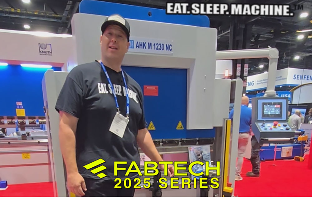 Knuth-Knuth AHK M 1230 NC Hydraulic Press Brake | 33 Ton | Fabtech 2025 Feature | Sterling Machinery Exchange-01