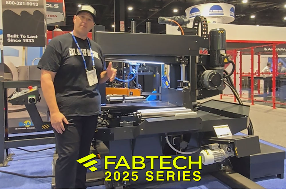 DoAll-DoALL DCDS-340CNC-X Automatic Horizontal Swivel Head Bandsaw | Fabtech 2025 Feature | Sterling Machinery Exchange-01