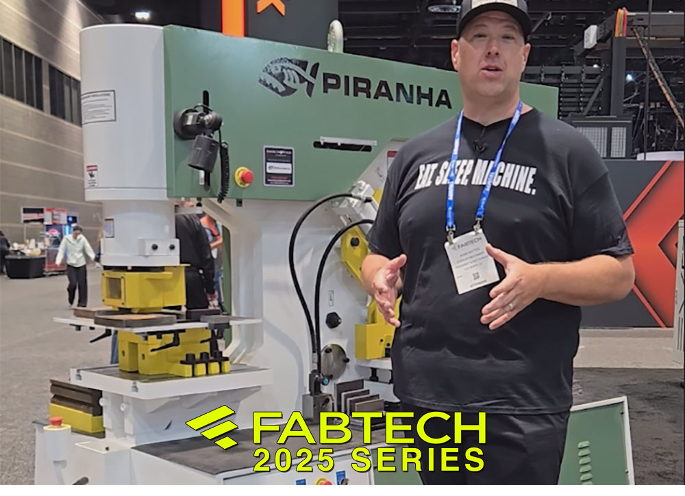 PIRANHA-Piranha BII Series Dual Operator Ironworker | Fabtech 2025 Feature | Sterling Machinery Exchange-01