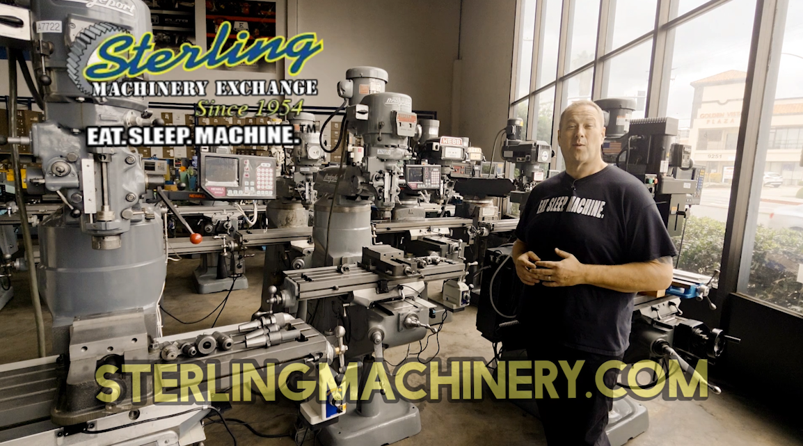 BRIDGEPORT-9" x 42" BRIDGEPORT Series 1 Variable Speed Vertical Milling Machine — GUARANTEED 🛠️ Stock #: A7680-01