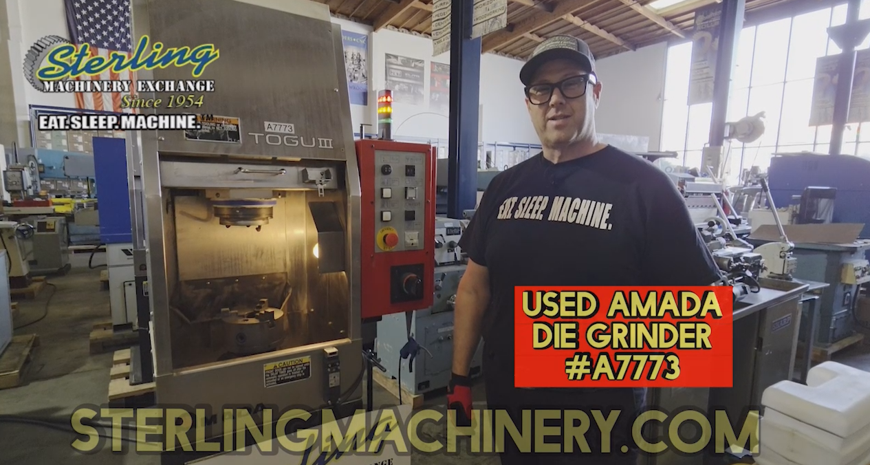 Amada-Amada TOGU III Turret Punch Tool & Die Grinder | Stock A7773-01