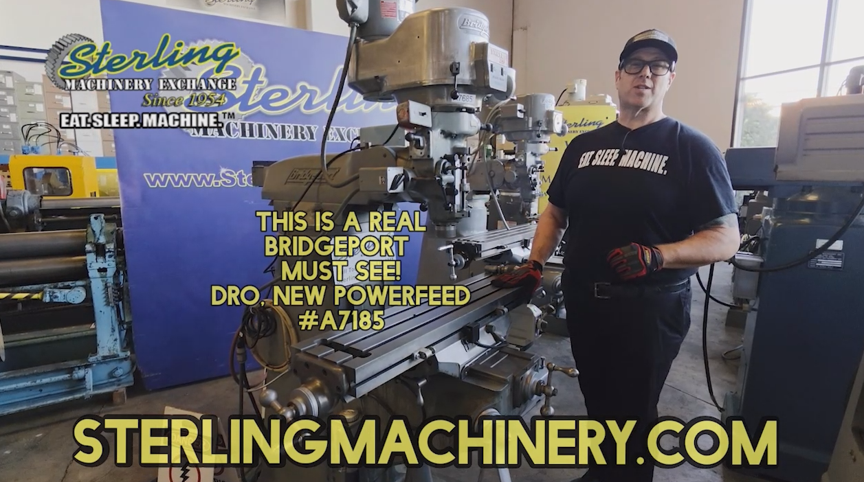 BRIDGEPORT-Bridgeport Series 1 Variable Speed Vertical Milling Machine | Stock A7685-01