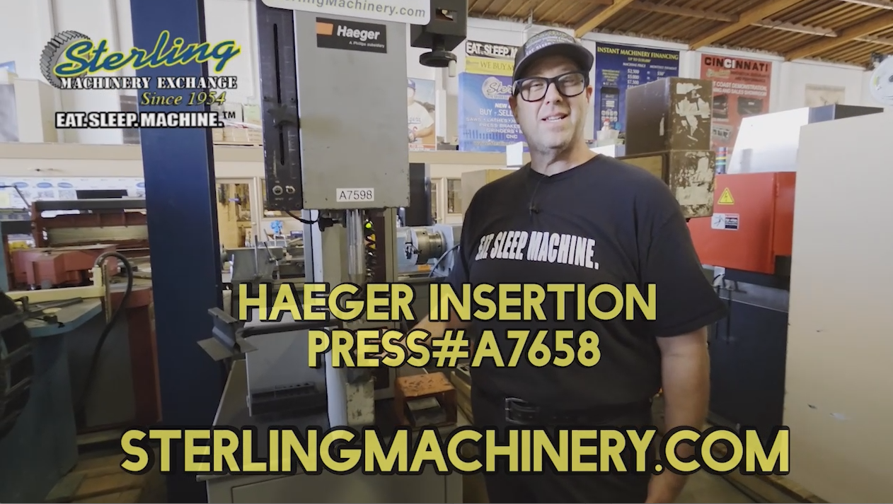 HAEGER-Haeger 824 Hardware Insertion Press | Stock A7598-01