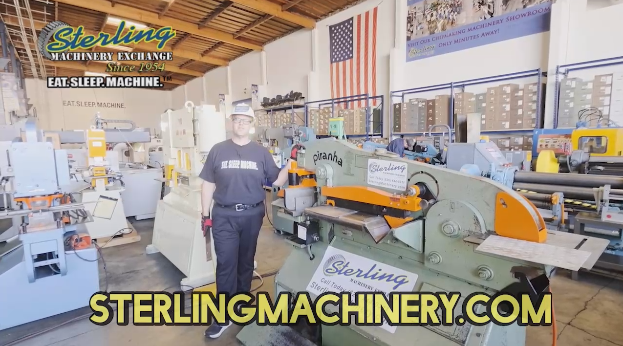 PIRANHA-Piranha P-70 Hydraulic Multi-Station Ironworker | Stock A7787-01