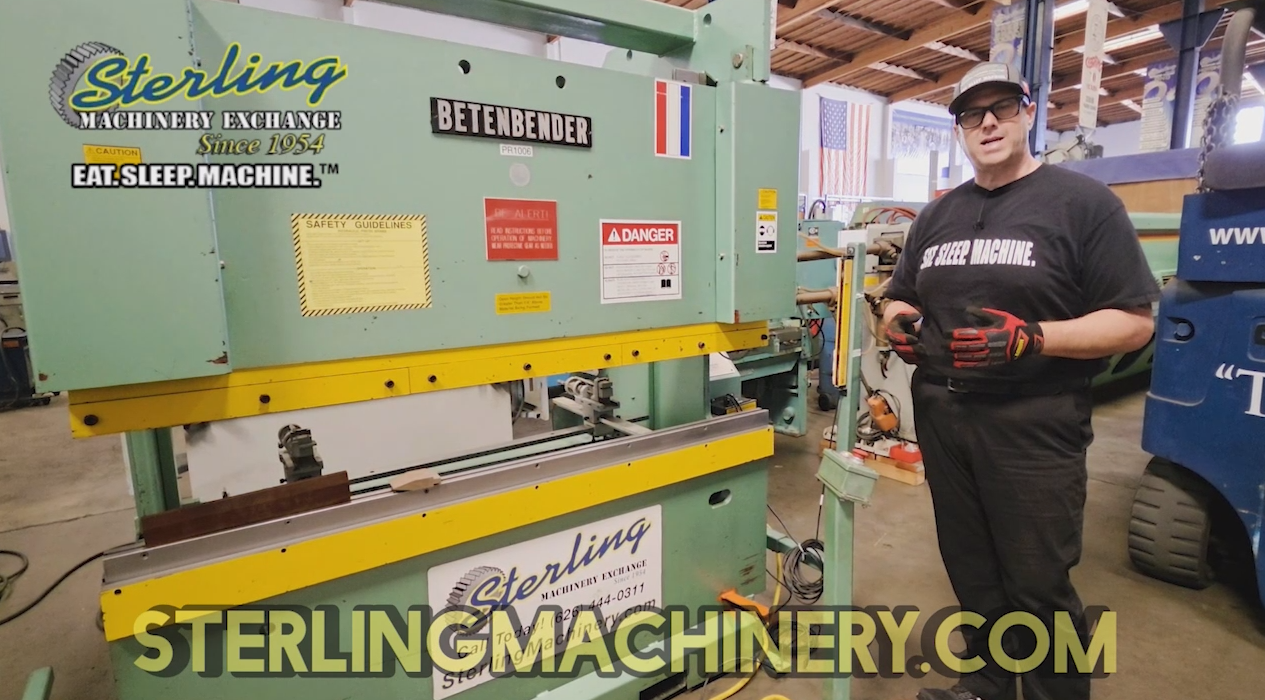Betenbender-Betenbender 50 Ton x 6' Hydraulic Press Brake | Stock PR1006-01