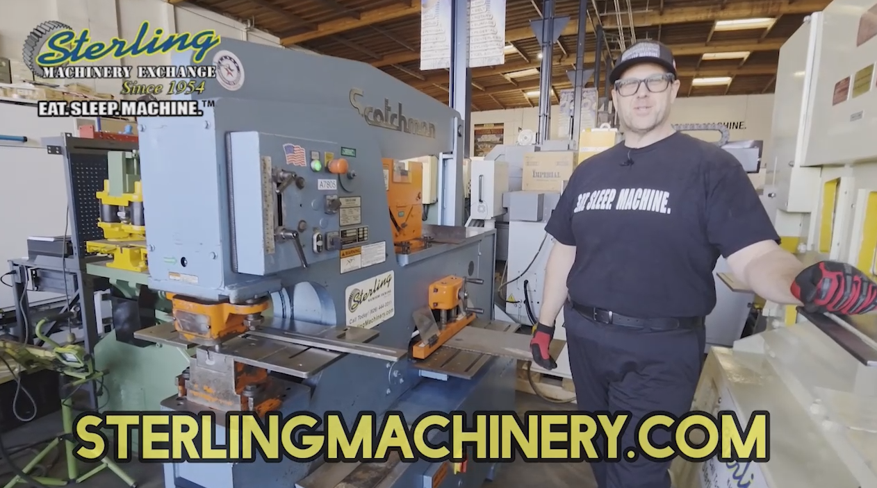 Scotchman-Scotchman 12012-24M 120 Ton Hydraulic Ironworker | Stock A7805-01