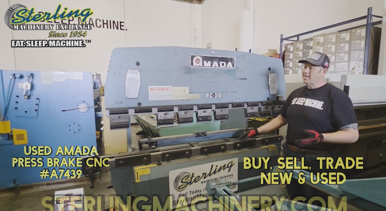 Amada-Amada RG-50 55 Ton Upacting Press Brake | Stock A7439-01
