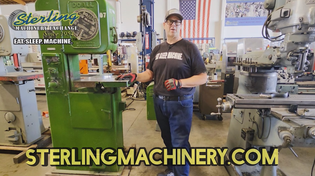 DoAll-DoALL V-16 Vertical Contour Bandsaw | Stock A4325 | AS-IS-01