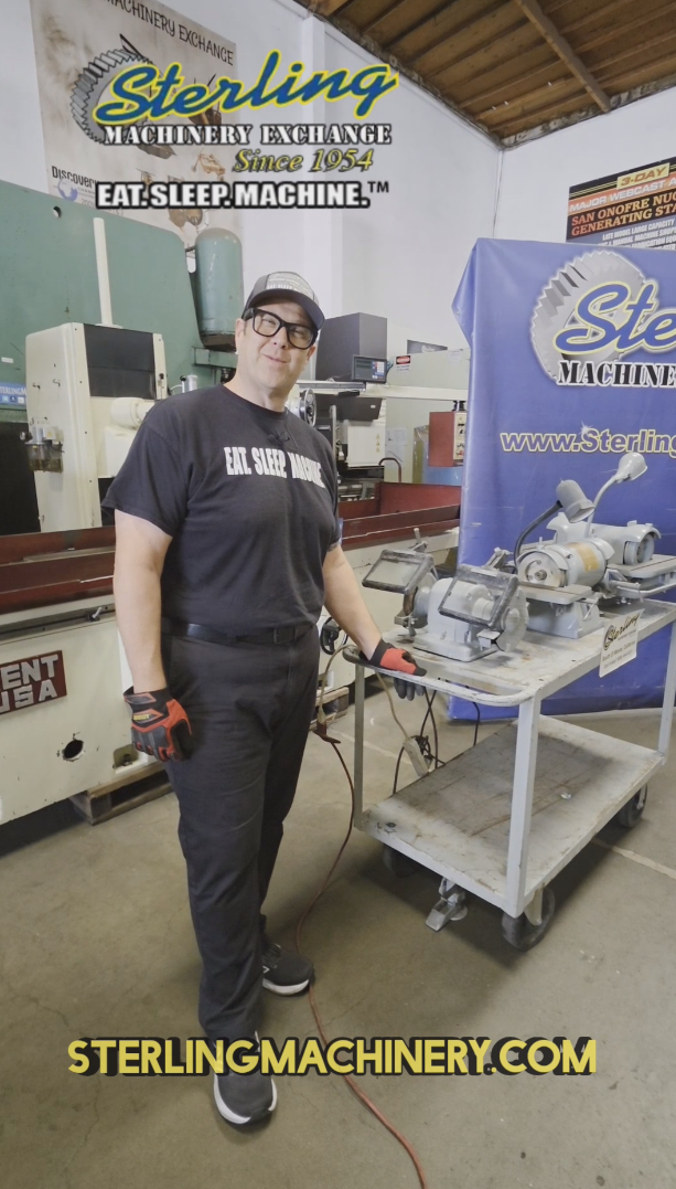 Craftsman-Craftsman 1/2 HP Bench Grinder | Tool Sharpening & Metal Grinding Machine A7858-01
